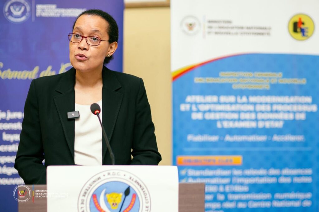 RDC : Raïssa Malu clôture l’atelier sur la modernisation des données de l’Examen d’État