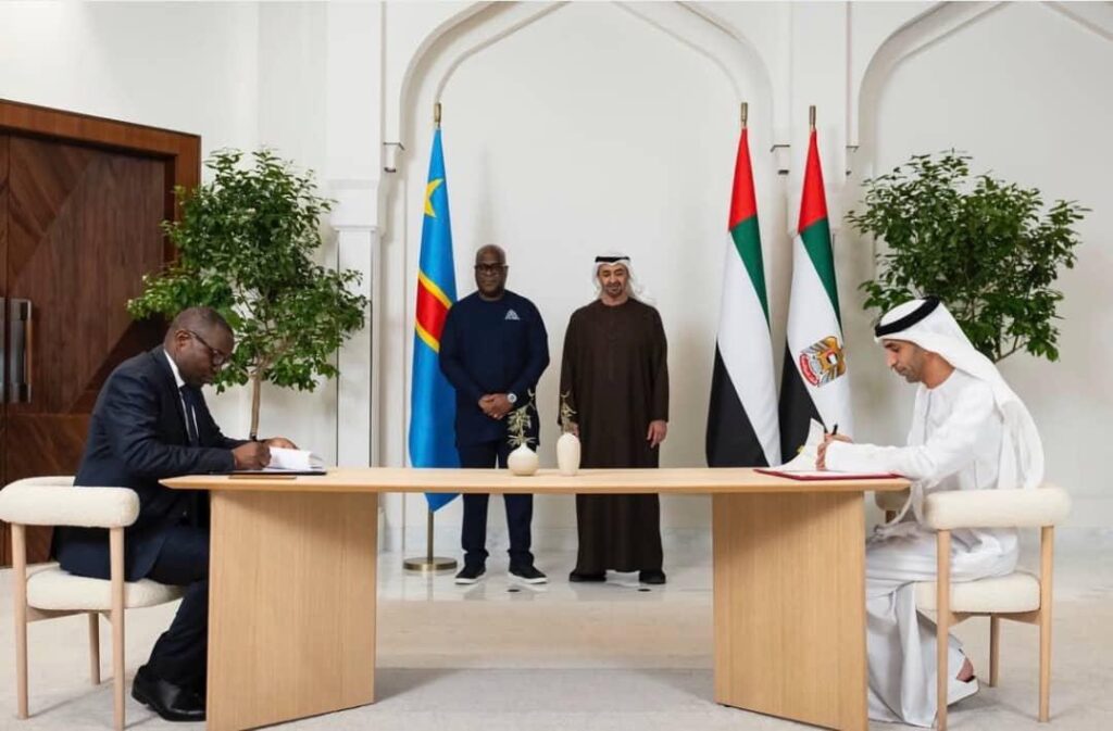 RDC–Émirats arabes unis : un Accord de Partenariat Économique signé pour porter les échanges à 10 milliards USD d’ici 2030