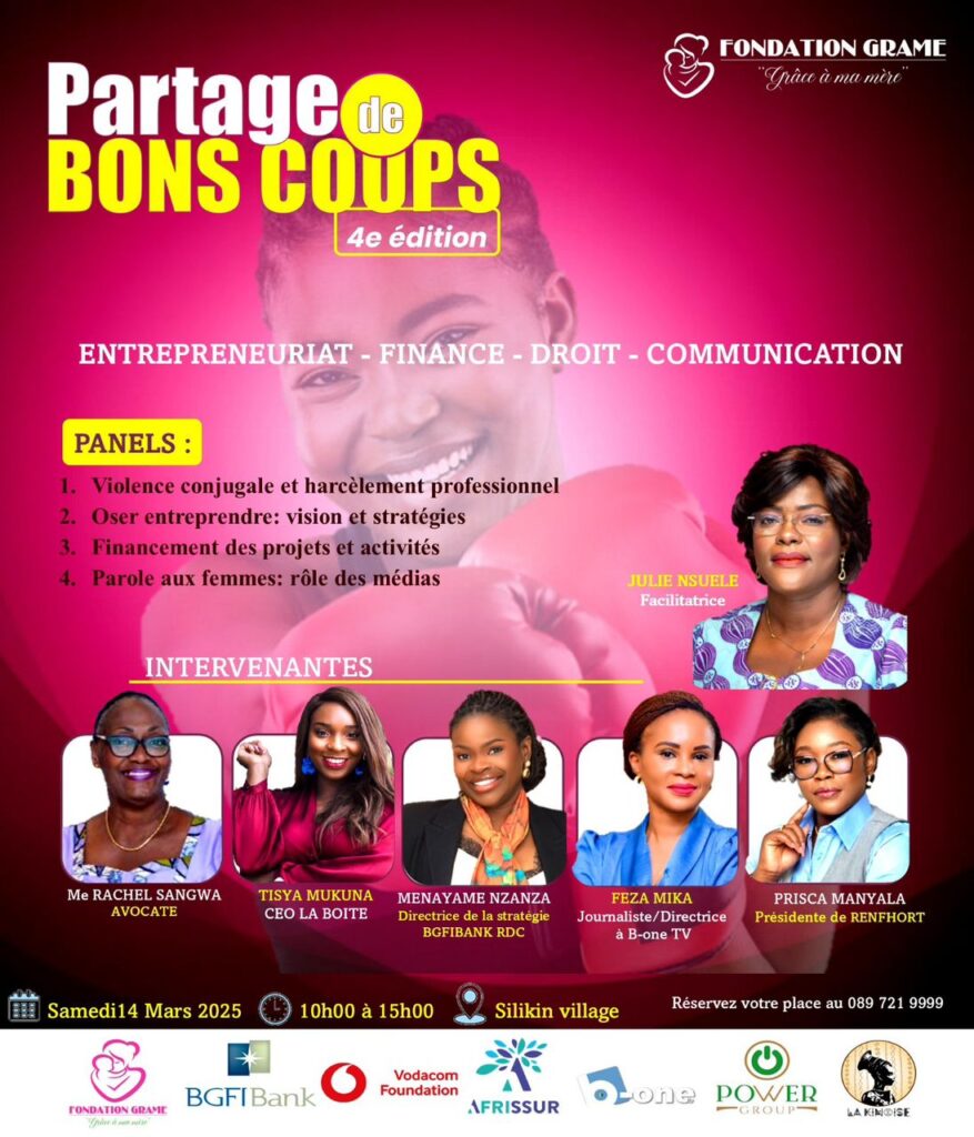 4e édition du Partage de Bons Coups : un atelier pratique prévu le 14 mars pour outiller et propulser les femmes leaders