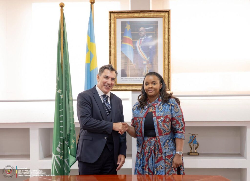 RDC : Début officiel du mandat de David Stevenson, nouveau représentant du PAM, reçu par la Vice-ministre Noëlla Ayeganagato