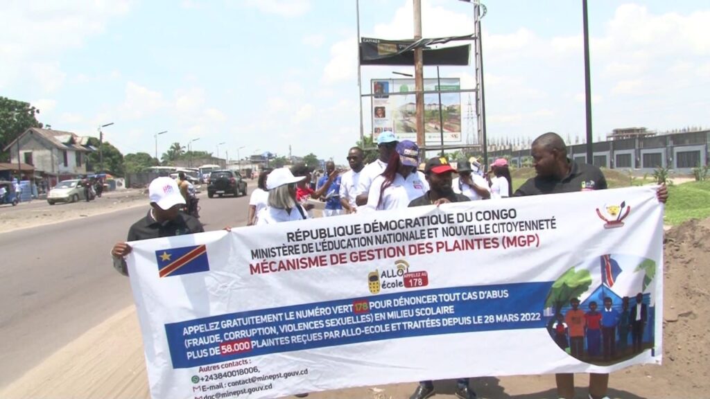 RDC : Allô-École célèbre 4 ans d’engagement dans la gestion des plaintes et la protection en milieu scolaire