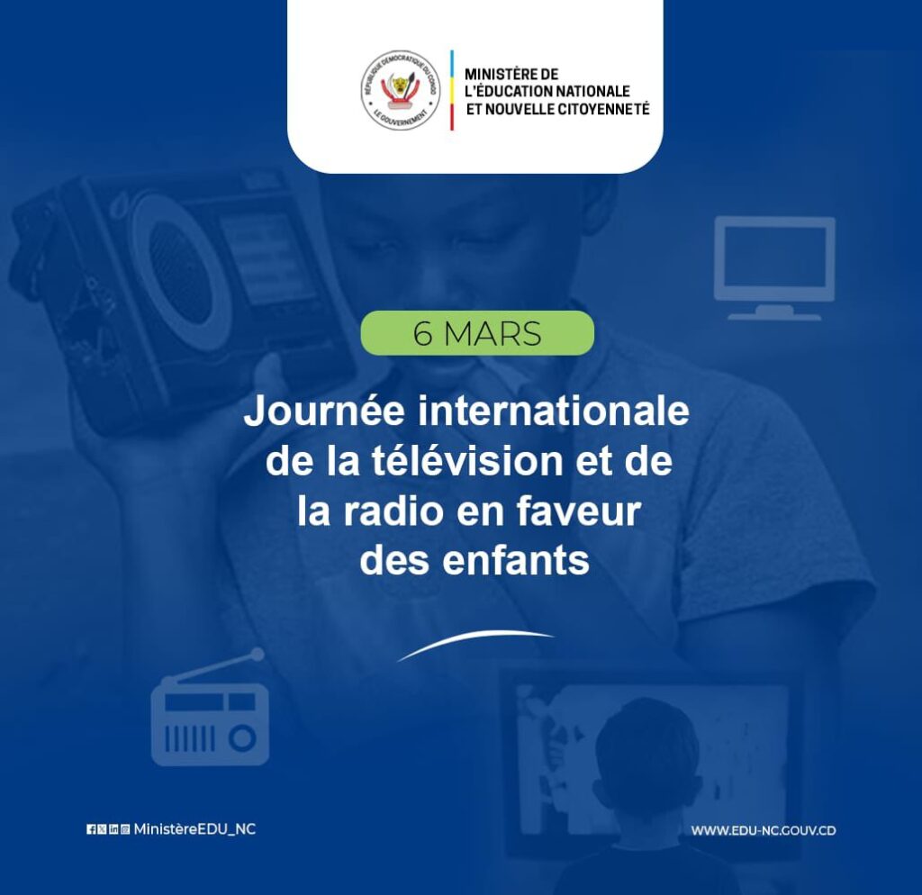 6 mars : La télévision et la radio reconnues comme des outils essentiels pour l’éducation et la protection des enfants