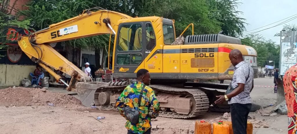 Kintambo : l’avenue Komoriko en réhabilitation pour au moins 40 jours