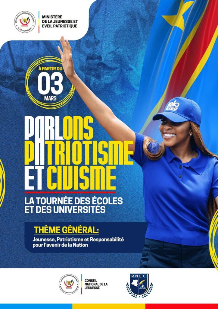 RDC : lancement de la tournée « Parlons Patriotisme et Civisme » dans les universités et écoles