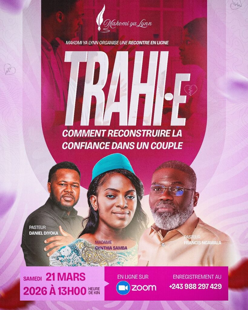 RDC : Makomi Ya Lynn organise une conférence en ligne sur la reconstruction après la trahison le 21 mars