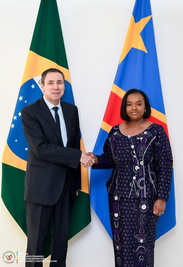 Coopération RDC–Brésil : Noëlla Ayeganagato ouvre une nouvelle phase de partenariat stratégique à Brasília