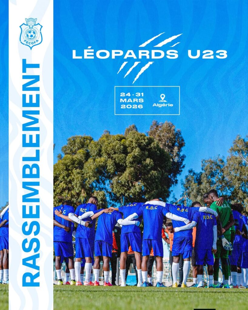 Léopards U23 : les Fauves congolais lancent leur stage à Alger