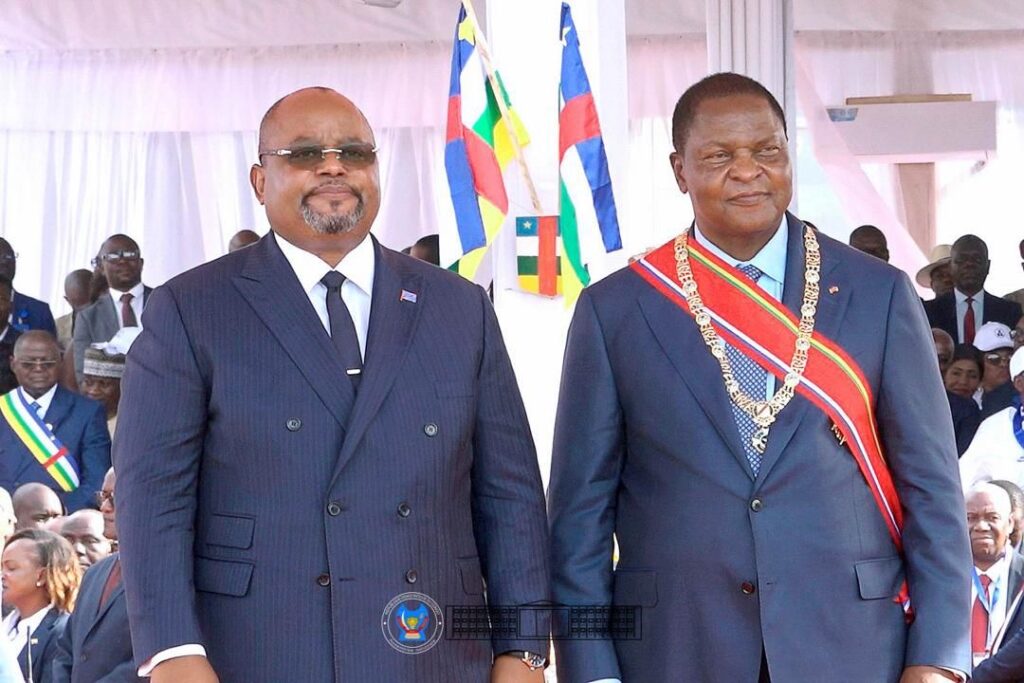 Centrafrique : Faustin-Archange Touadéra investi pour un troisième mandat, la RDC représentée par Aimé Boji