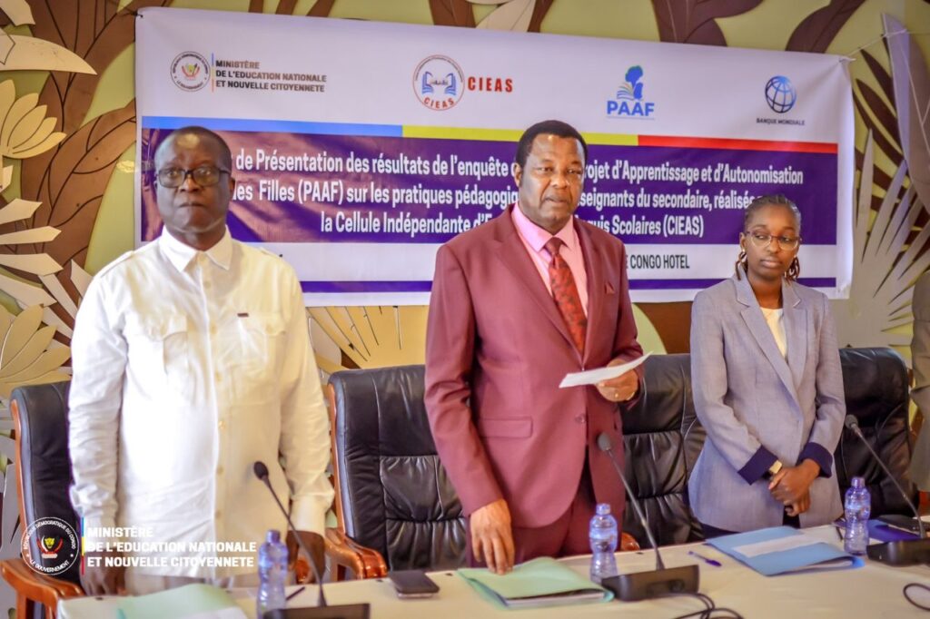 RDC : une enquête nationale révèle des enseignants encore peu outillés pour développer l’esprit critique et l’autonomie des élèves