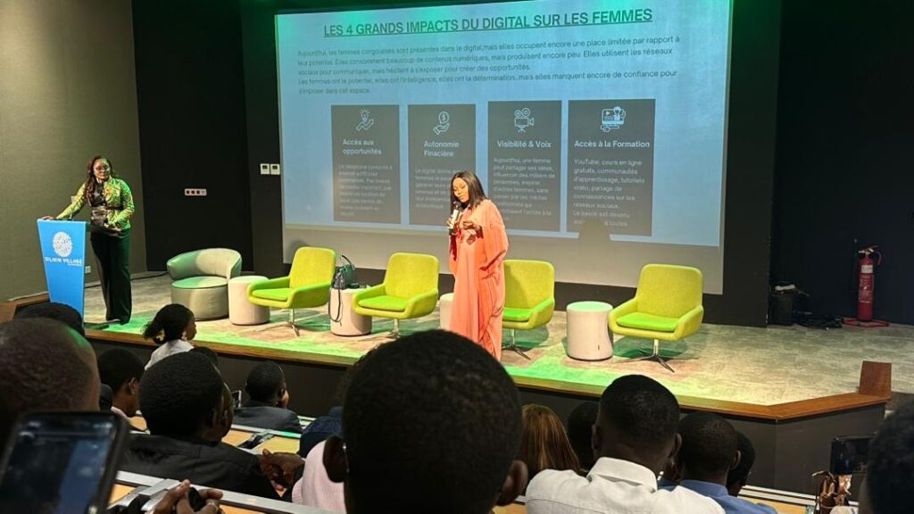 Kinshasa : Lynn Mazianda interpelle la jeunesse et les femmes sur les opportunités du digital et brise les barrières de l’inclusion numérique