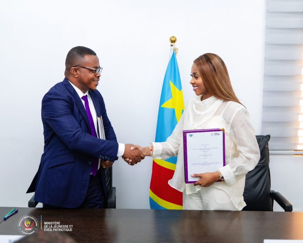 RDC : la ministre Grâce Kutino et le BCeCo formalisent un partenariat pour la réinsertion et l’encadrement des jeunes
