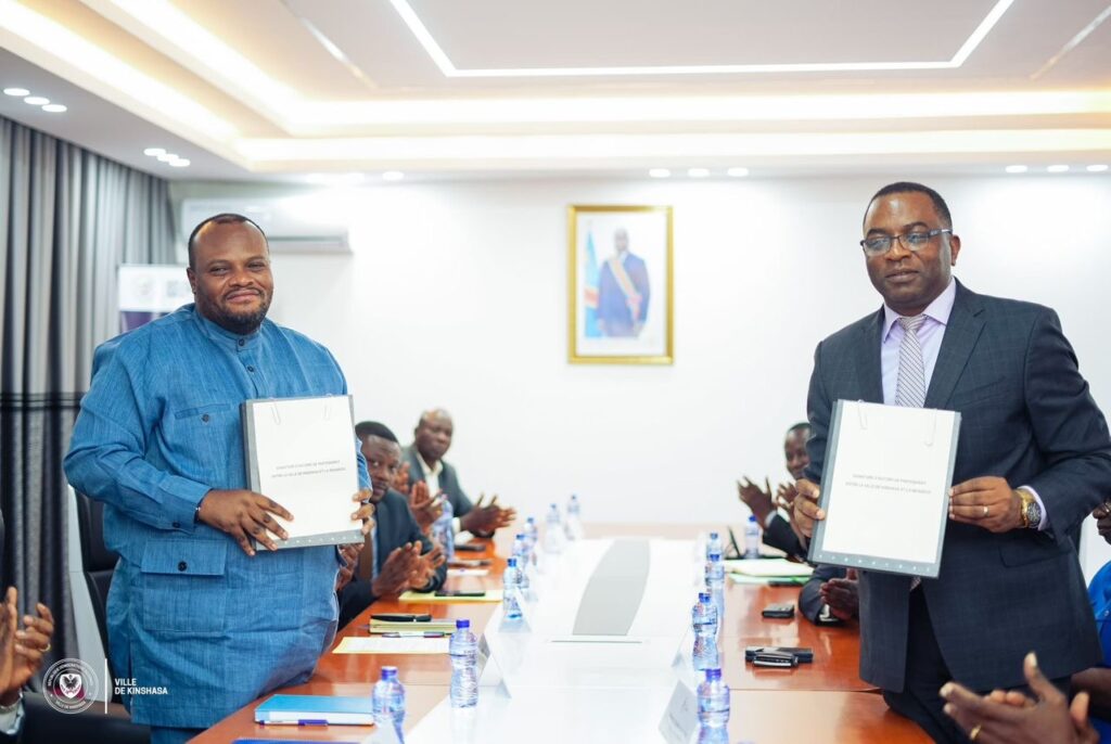 Kinshasa : Daniel Bumba scelle un partenariat avec la REGIDESO pour moderniser la fiscalité urbaine