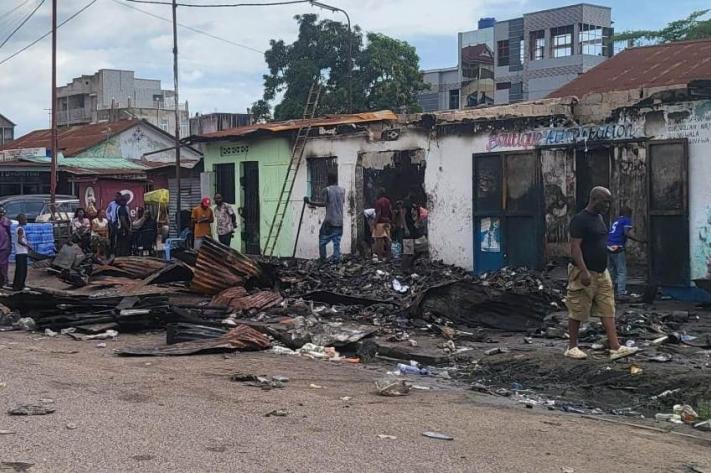 Incendie dévastateur à Bandalungwa : des pertes estimées à plusieurs dizaines de milliers de dollars
