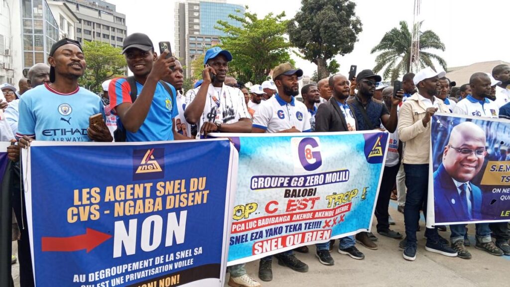 RDC : opposition des agents de la SNEL au projet de scission de l’entreprise
