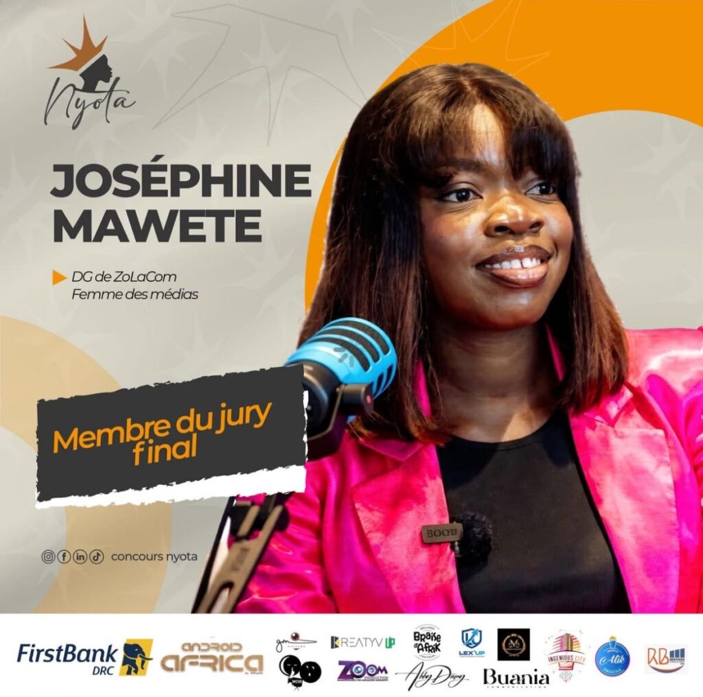 Concours Nyota 2026 : Joséphine Mawete à la tête du jury final