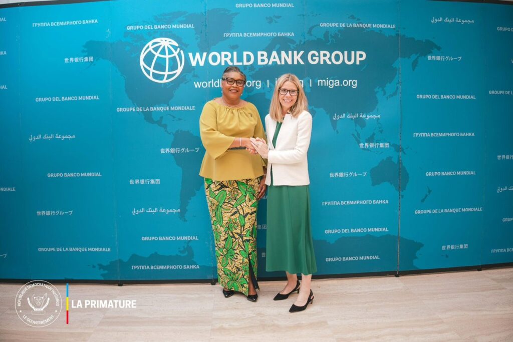 Washington : Judith Suminwa renforce le partenariat RDC–Banque mondiale autour de l’énergie et de l’eau