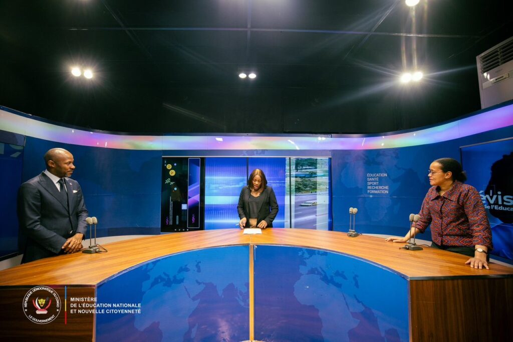Kinshasa : le MINEDU-NC modernise la RTEDUC avec un nouveau plateau de production