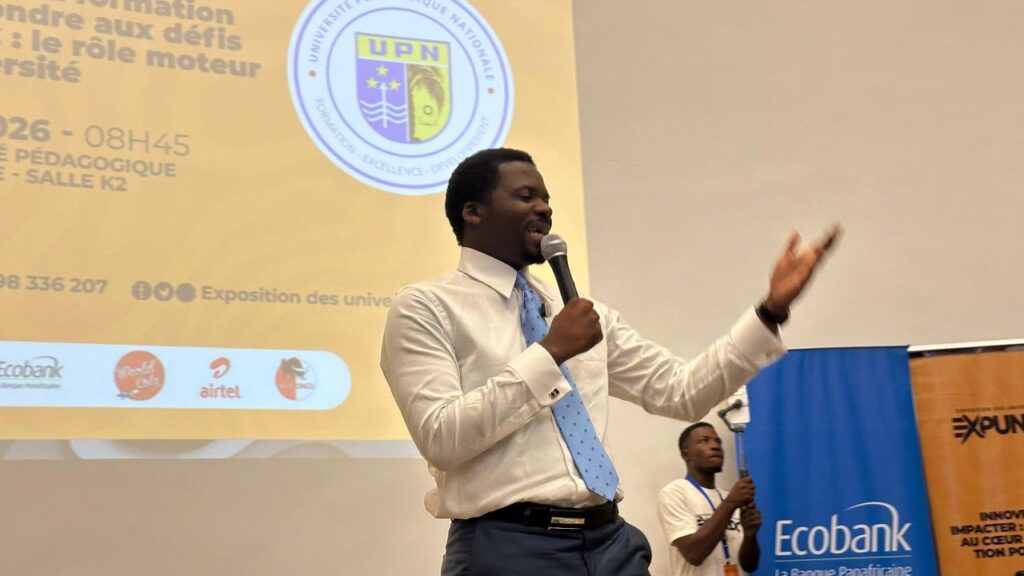 EXPUNRDC 2026 : Jonathan Mitelezi mobilise les étudiants de l’UPN autour de l’action, de l’innovation et de la structuration des projets