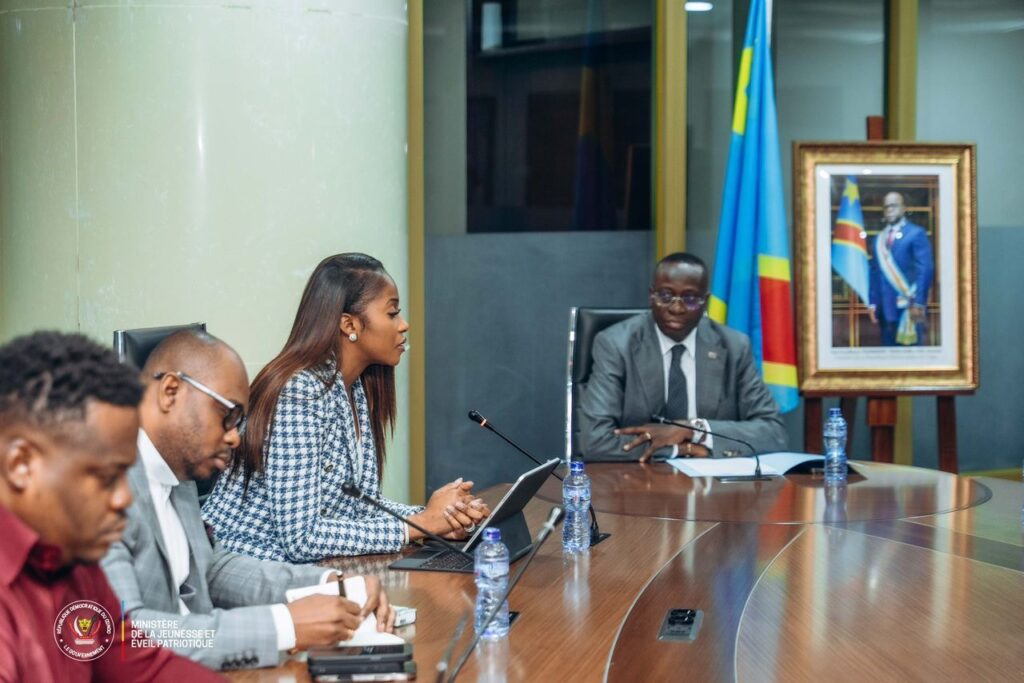 RDC : la ministre Grace Kutino et le VPM Daniel Mukoko Samba harmonisent leurs actions autour de la Carte Avantage Jeune