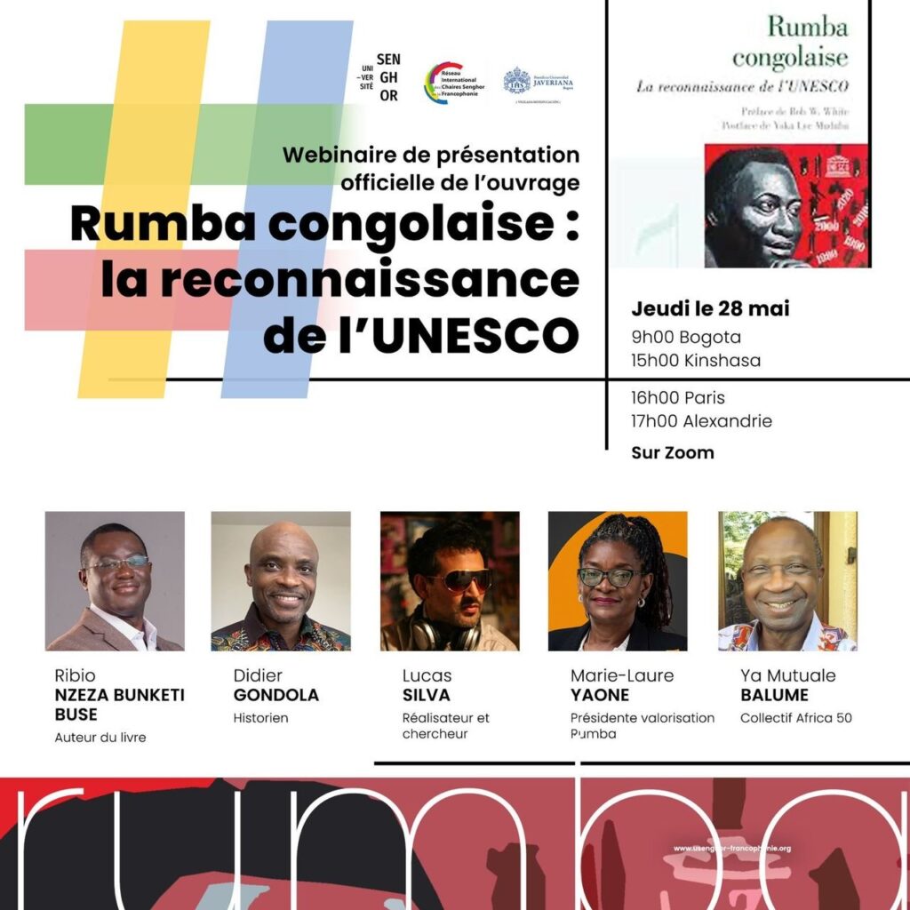 Rumba congolaise : un webinaire international pour célébrer la reconnaissance de l’UNESCO