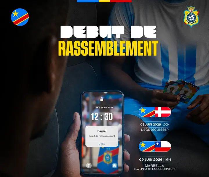 RDC / Coupe du Monde 2026 : les Léopards lancent leur rassemblement à Bruxelles