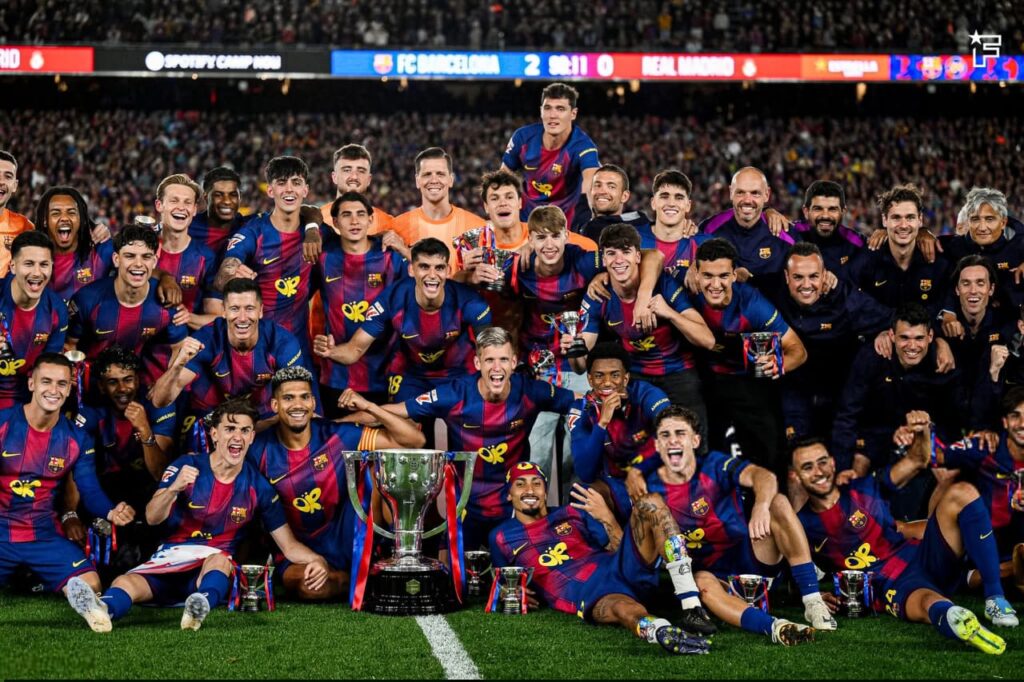 Liga : Le Barça s’offre le Clásico face au Real Madrid et remporte la 29ème couronne