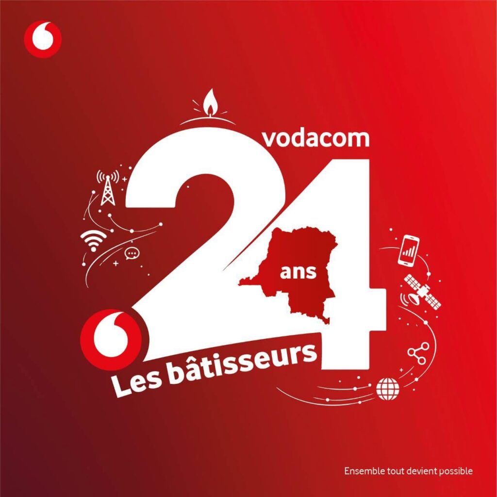 RDC : Vodacom célèbre 24 ans d’engagement dans le développement du numérique
