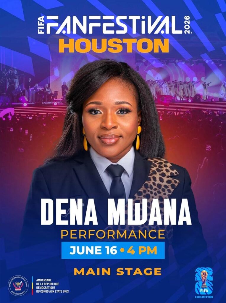 Mondial 2026 : Dena Mwana se produira au FIFA Fan Festival de Houston pour soutenir les Léopards et promouvoir la culture congolaise