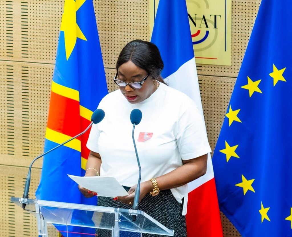 Au Sénat français, Nicole Mundele porte le plaidoyer des survivantes congolaises devant les décideurs
