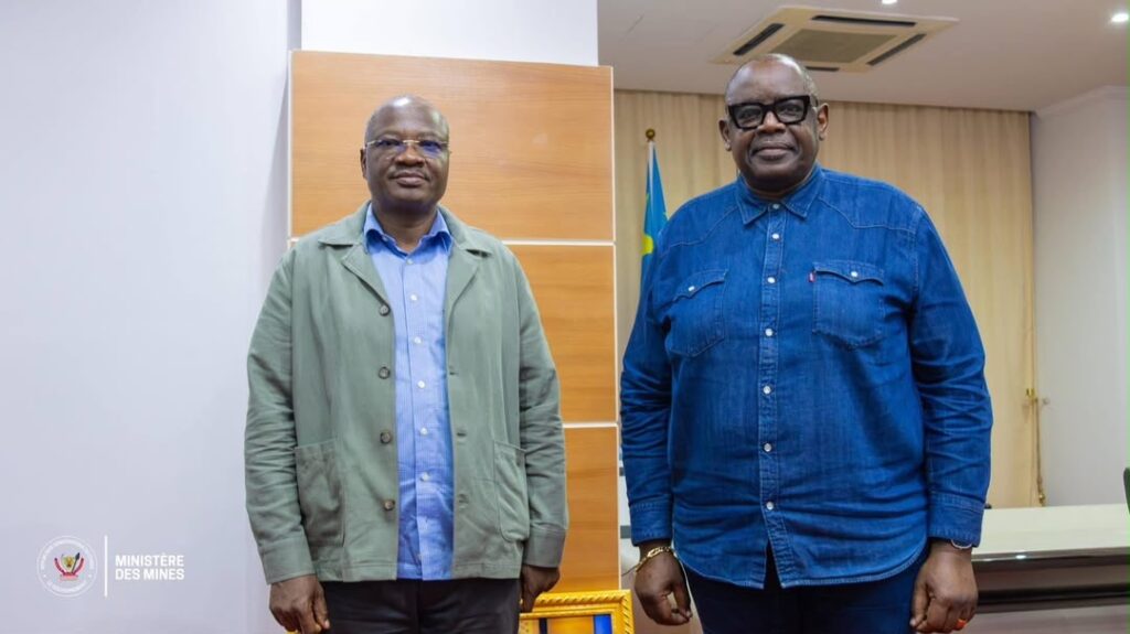 Mines : Louis Watum Kabamba échange avec le gouverneur de l’Ituri sur la paix, les investissements et la gestion des ressources naturelles
