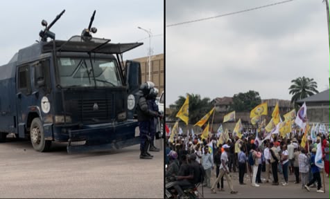 Kinshasa : un important dispositif sécuritaire déployé autour du Palais du Peuple avant le sit-in de l’opposition C64