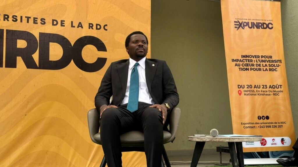 EXPUNRDC à l’INBTP : Jonathan Mitelezi trace la voie d’une jeunesse qui construit l’avenir