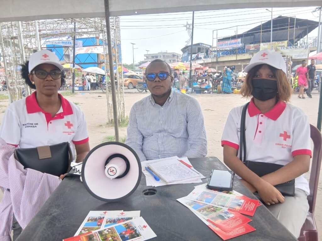 Kinshasa : la Croix-Rouge de la RDC sensibilise la population à la prévention des épidémies et des catastrophes