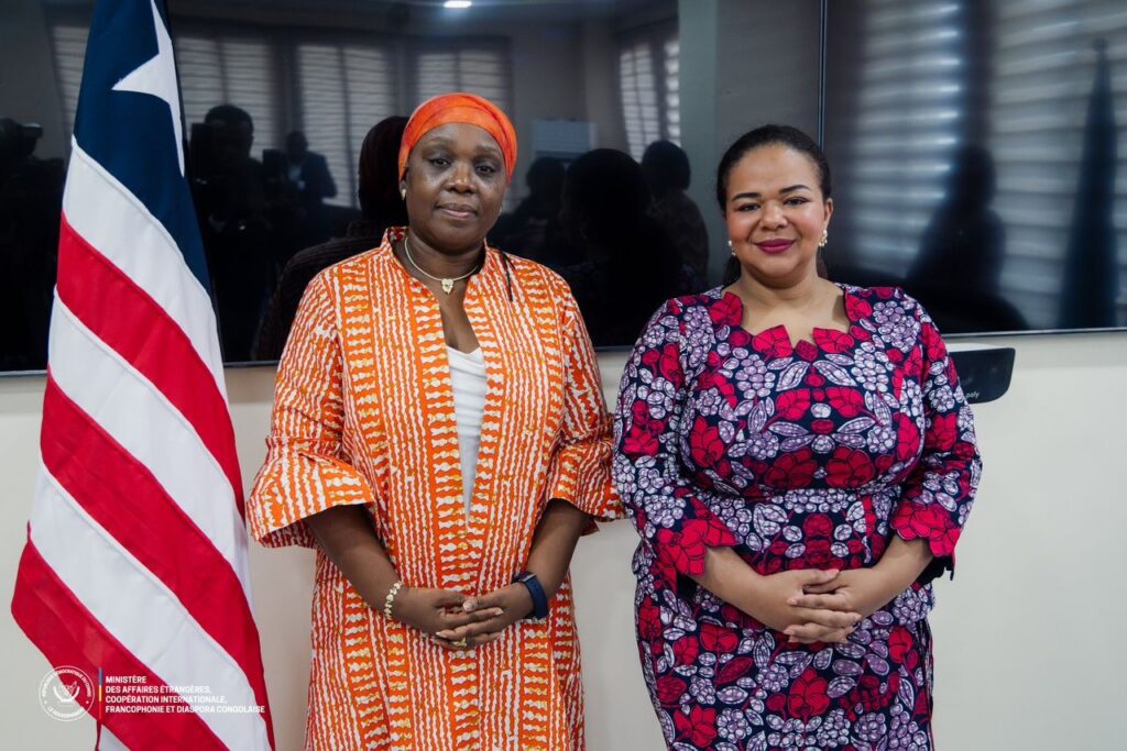 RDC–Libéria : Thérèse Kayikwamba et Sara Beysolow Nyanti renforcent la coopération bilatérale et la coordination diplomatique