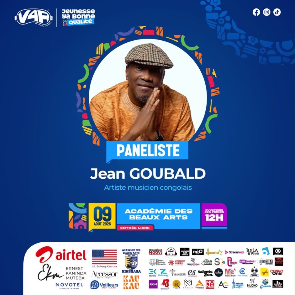 Kinshasa : Jean Goubald s’invite au débat de VAR4 pour inspirer une jeunesse « ya bonne qualité »