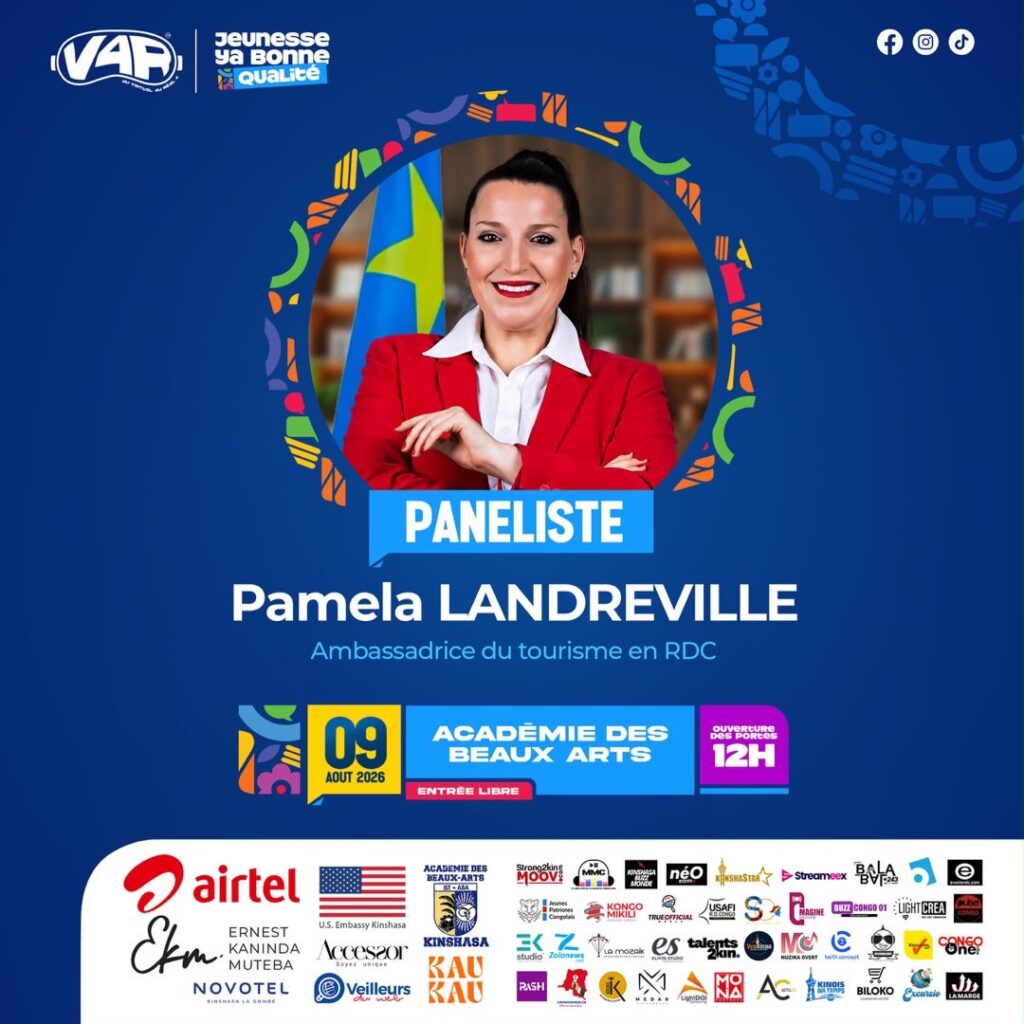 Kinshasa : Pamela Landreville dévoilera le potentiel touristique de la RDC ce 9 août au VAR4