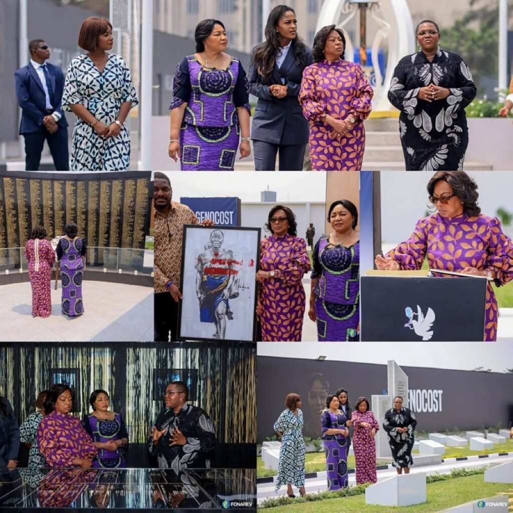RDC : Emmanuella Zandi accueille la Première Dame d’Angola au Mémorial du GENOCOST
