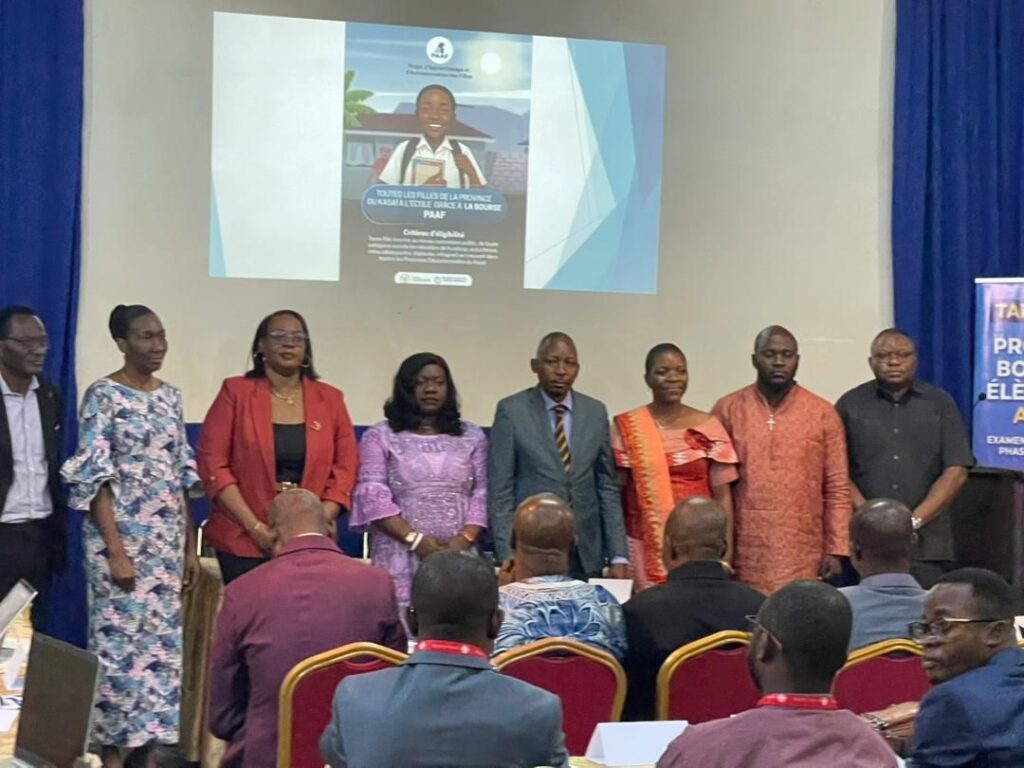 Kasaï : le PAAF évalue son programme de bourses qui accompagne désormais plus de 301 000 filles
