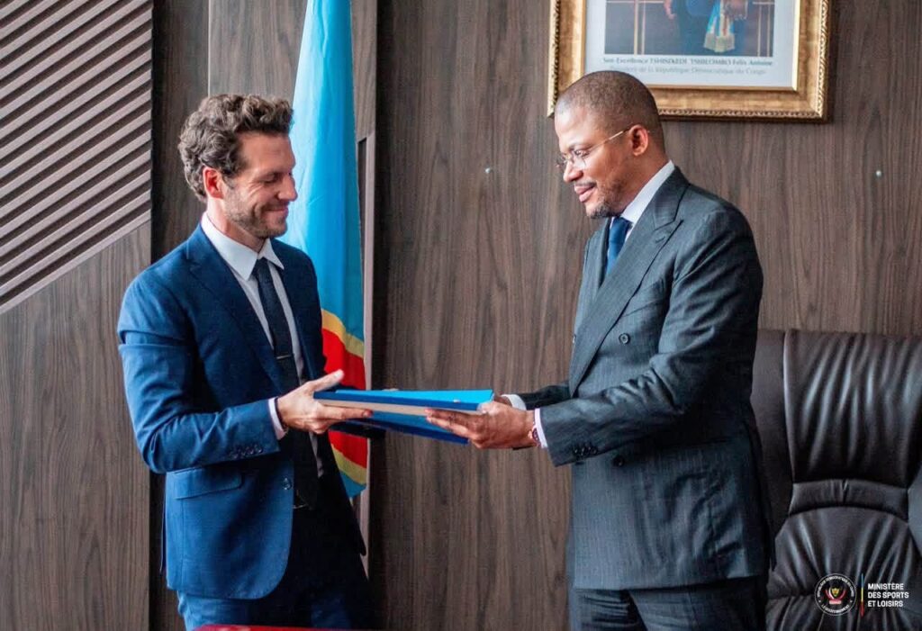 RDC : Didier Budimbu et TOPPAN scellent un accord pour l’identification des athlètes congolais