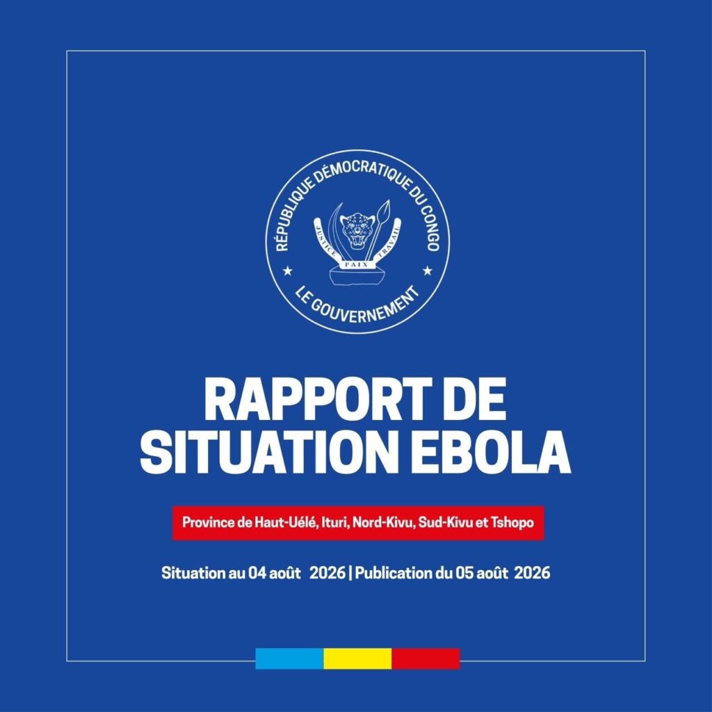 Ebola en RDC : 3 973 cas confirmés, 1 801 décès et une riposte renforcée dans 5 provinces touchées