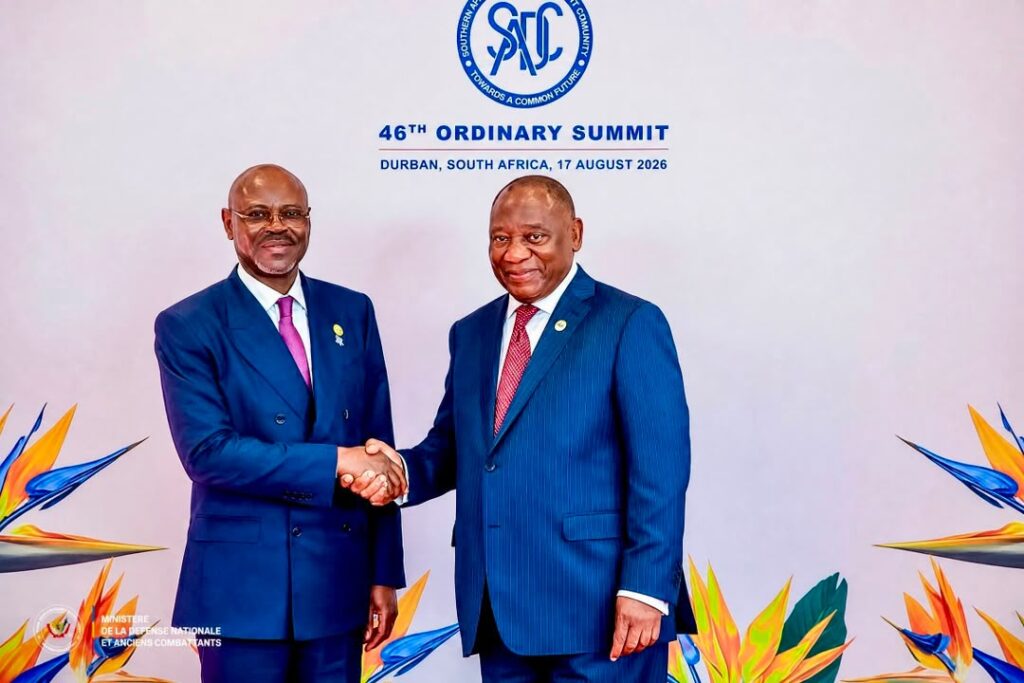Au 46e Sommet de la SADC, Guy Kabombo porte le message de Félix Tshisekedi qui appelle à rompre avec l’exportation des matières premières à l’état brut