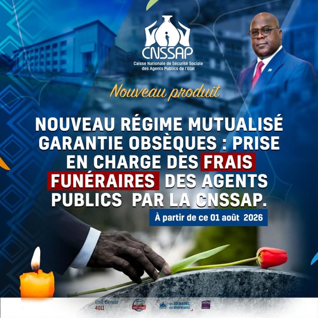 RDC : la CNSSAP garantit désormais la prise en charge des frais funéraires des agents publics