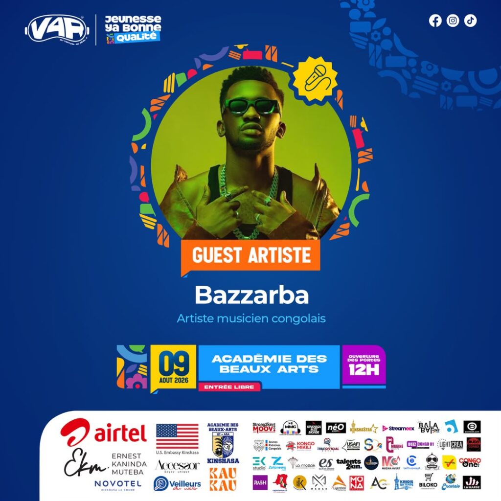 Kinshasa : La jeunesse connectée se donne rendez-vous au VAR4 avec Bazzarba pour une célébration entre musique et innovation