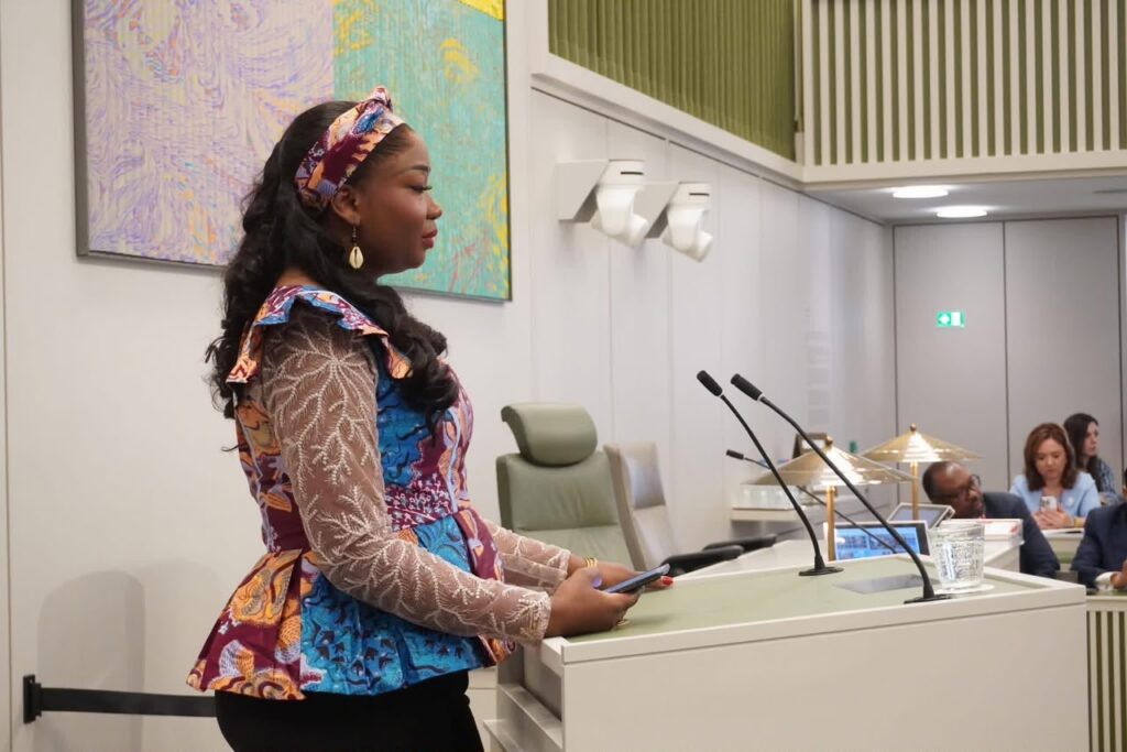 Pays-Bas : au Sénat néerlandais, Christelle Vuanga appelle les parlements à garantir l’inclusion par des lois concrètes