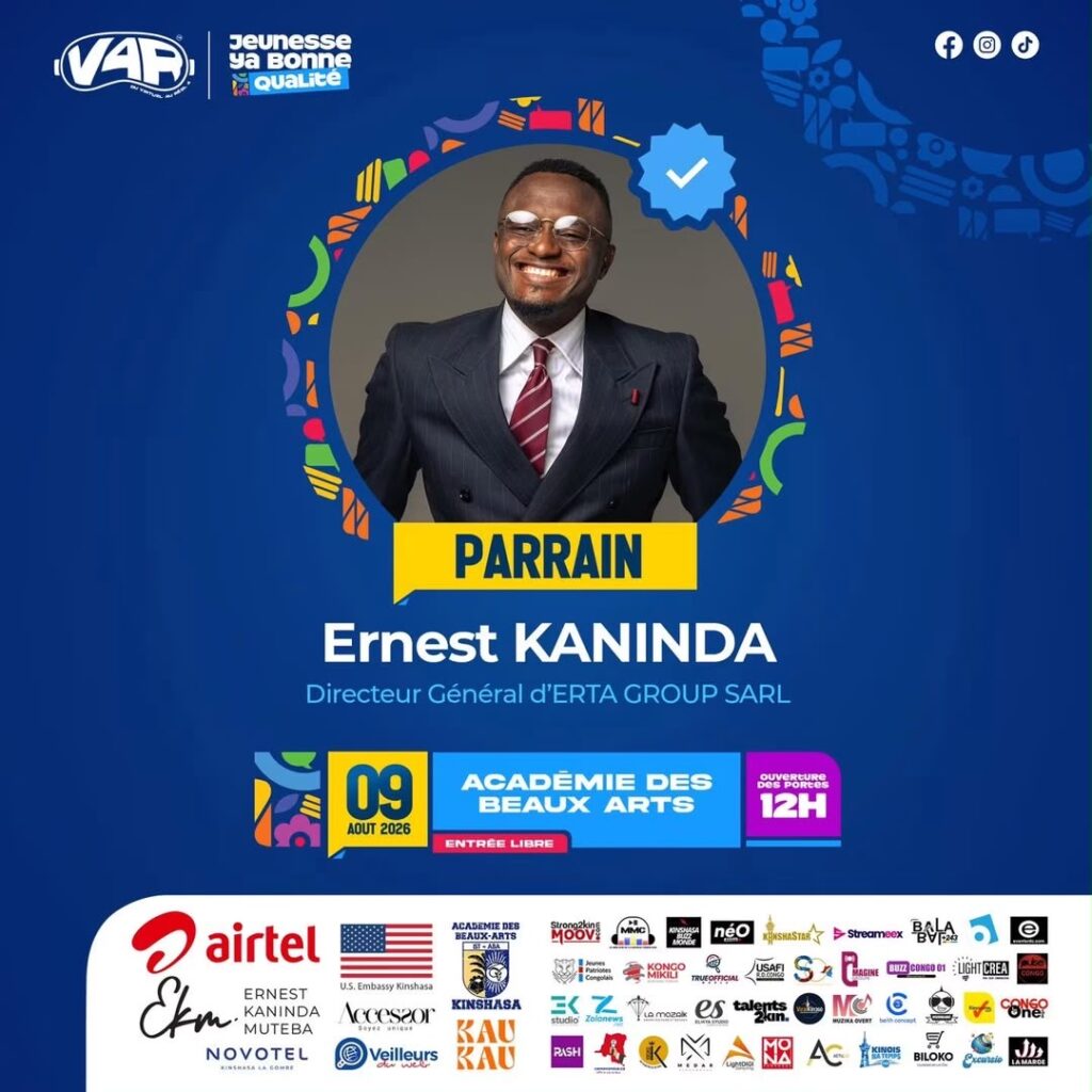Kinshasa: Ernest Kaninda porte la 4ᵉ édition du VAR et place son expérience au service de la jeunesse congolaise