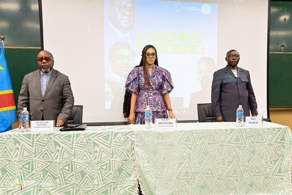 RDC : O’Neige N’Sele accélère la modernisation du Cadastre avec la formation de 250 agents aux techniques d’archivage