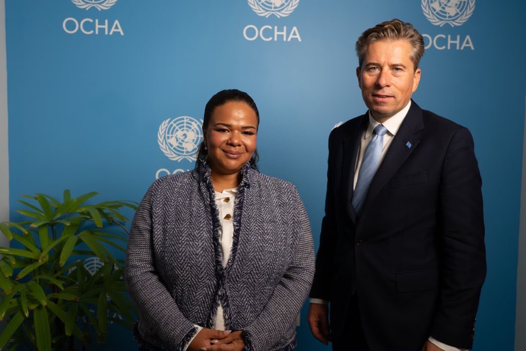 New York : Thérèse Kayikwamba échange avec Tom Fletcher sur la situation humanitaire en RDC