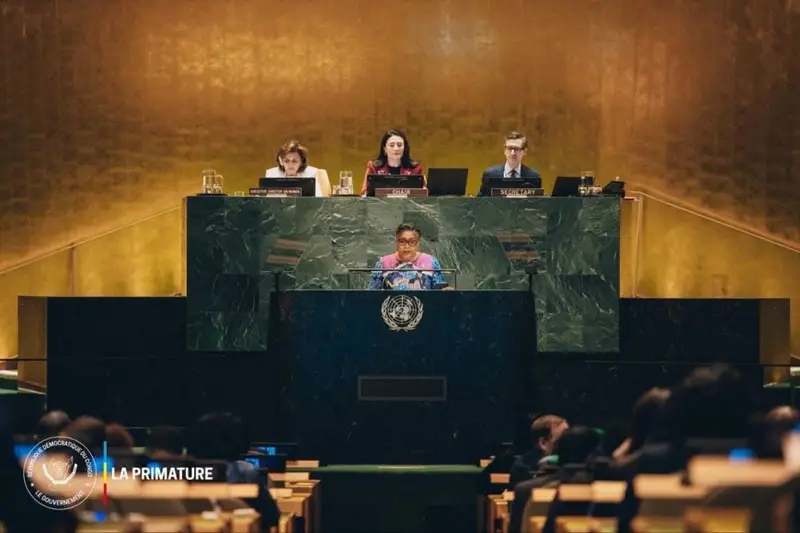 RDC : à l’ONU, Judith Suminwa souligne que la paix reste encore une « promesse » pour des millions de Congolais