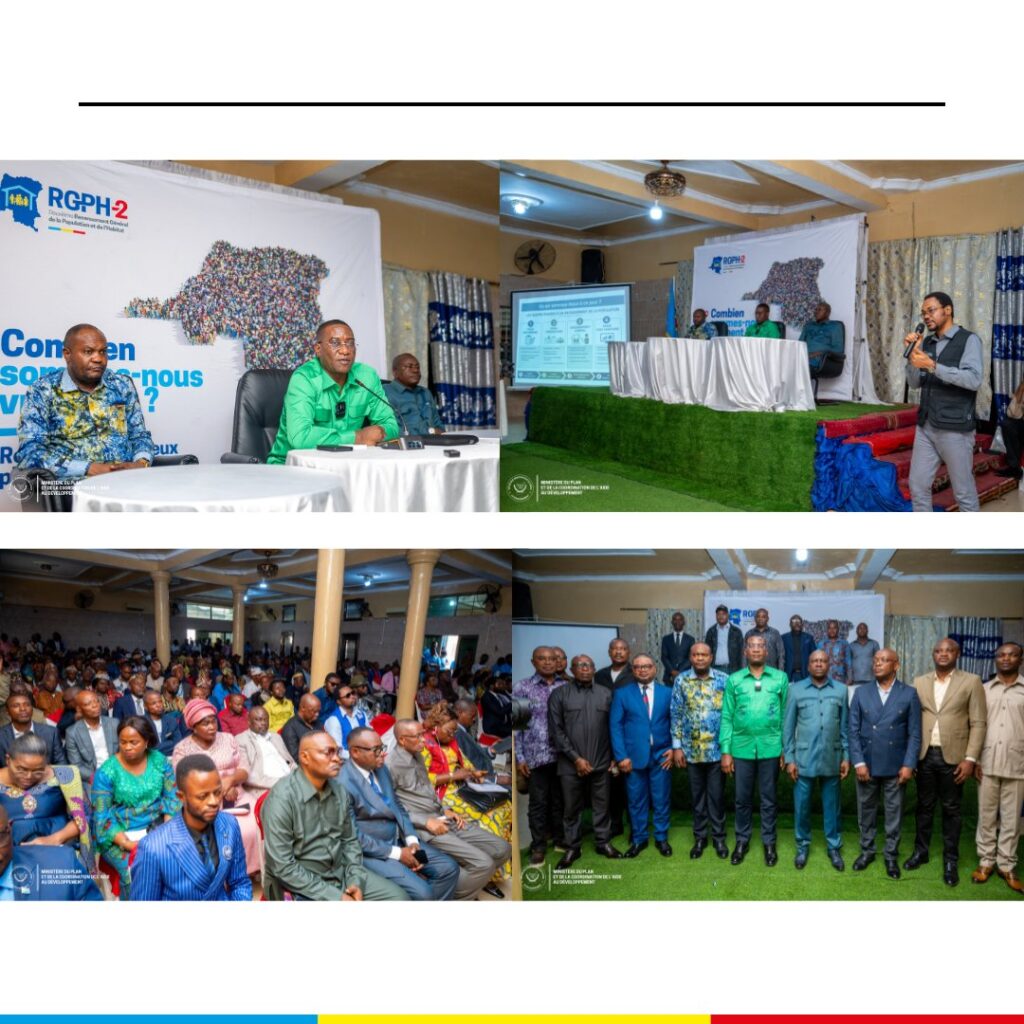 RGPH-2 : Guylain Nyembo intensifie la mobilisation dans l’axe Centre de la RDC