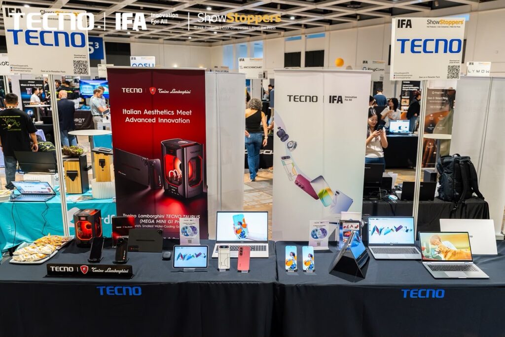 TECNO à l’IFA Berlin 2026 : quand le smartphone devient un objet de style